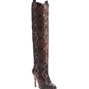 COPY - Nib Vince Camuto leather embossed knee high boots
